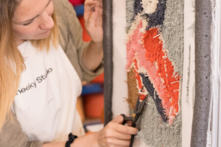 Textiles class by Cheeky Studio