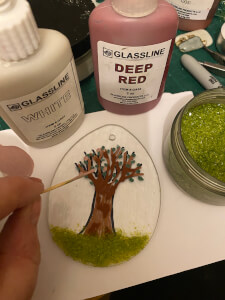 Glass and Mosaic class by cielo fused glass designs