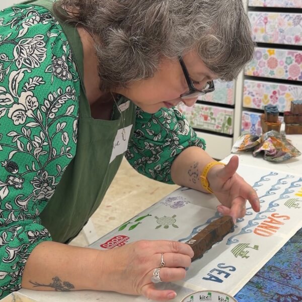 Painting class by Crafty Bee Block Printing