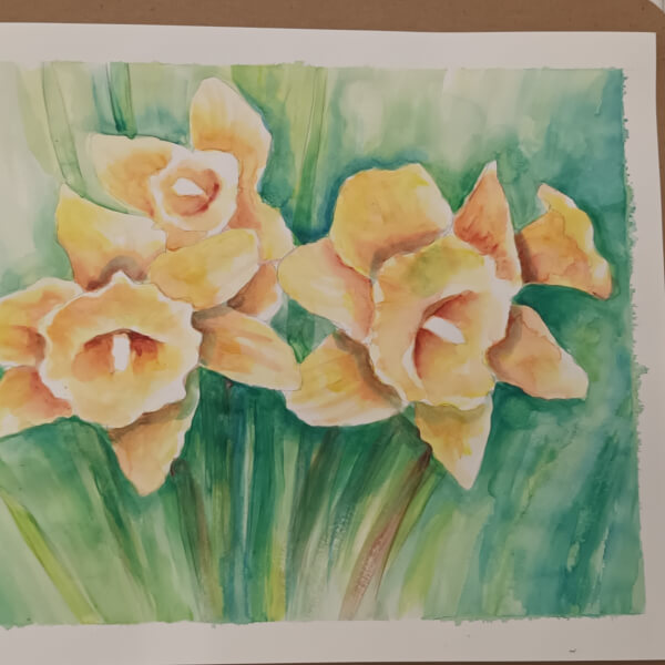 Drawing class by Diana Johnson