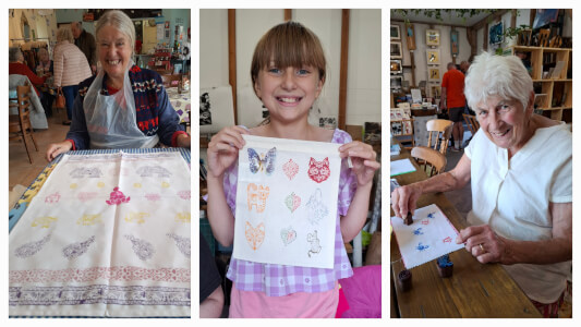 Textiles class by Dots & Blocks