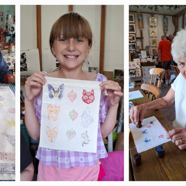 Textiles class by Dots & Blocks