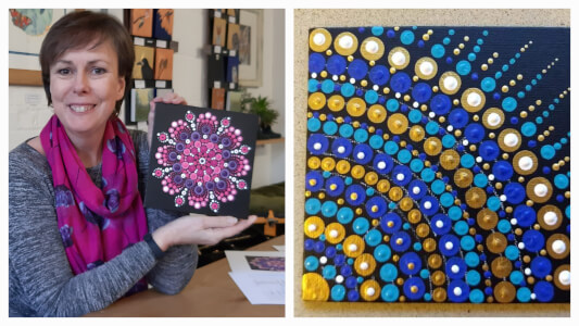 Textiles class by Dots & Blocks