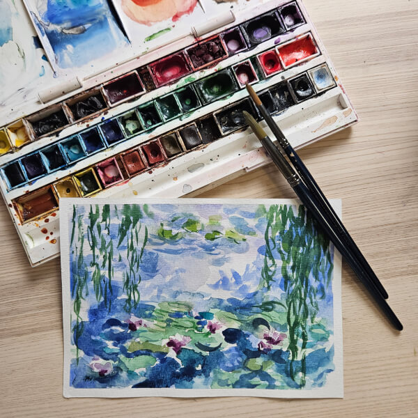 Painting class by Eva Merendes