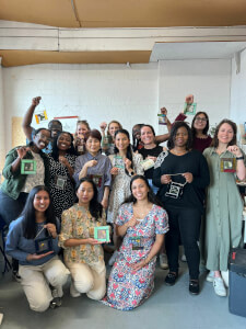 Glass and Mosaic class by Ffion Morgan