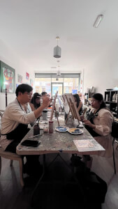 Painting class by Finsbury Park Painting Club
