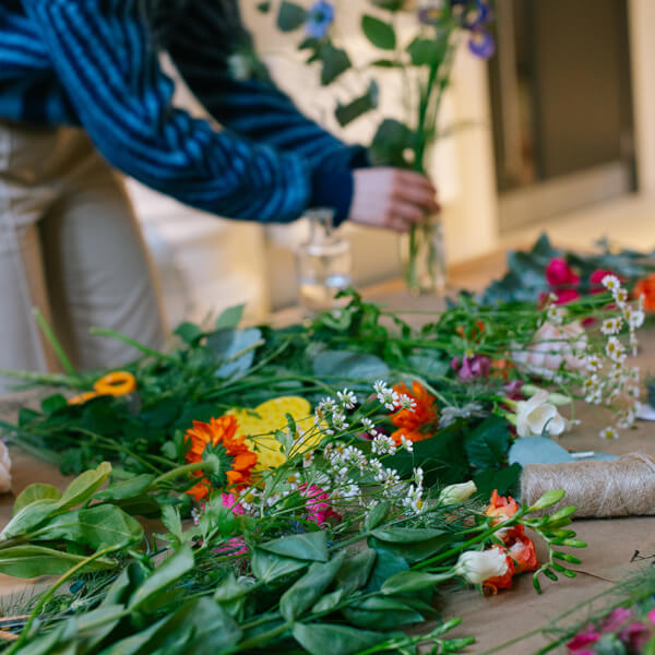 Photo from a Flower Therapy workshop