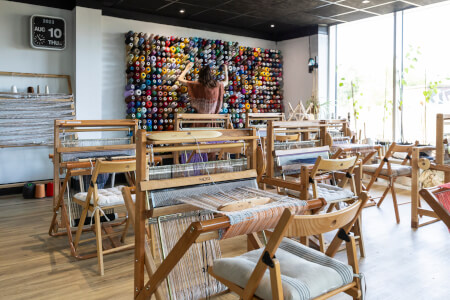 Textiles class by Freeweaver Studio