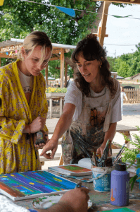 Painting class by Georgie Mason Art Studio