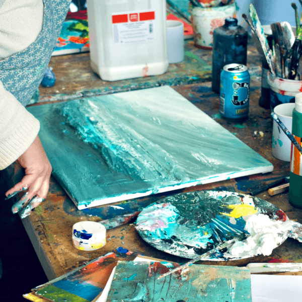 Painting class by Georgie Mason Art Studio