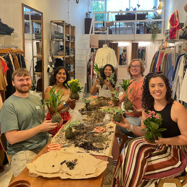 Kokedama classes, Islington