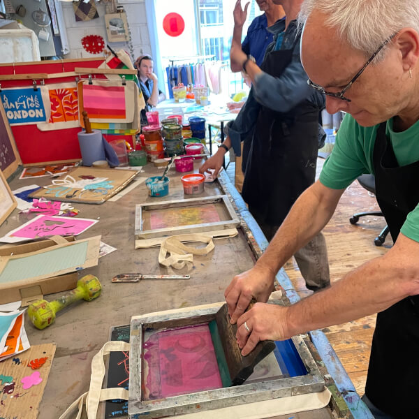 Textiles class by Helen Rawlinson
