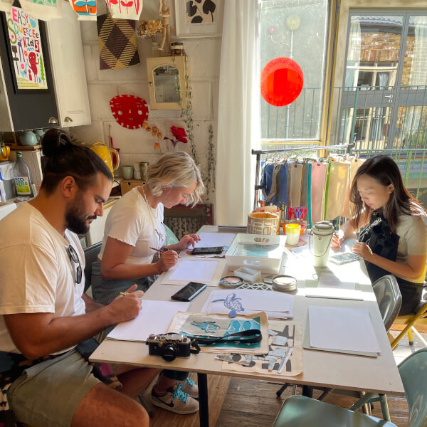 Textiles classes, Stoke Newington