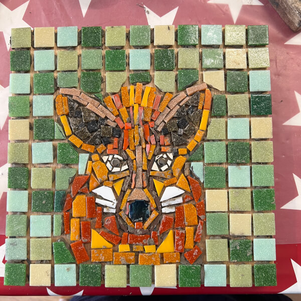 Glass and Mosaic class by Jackie Nash