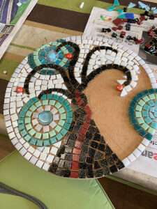 Glass and Mosaic class by Jackie Nash