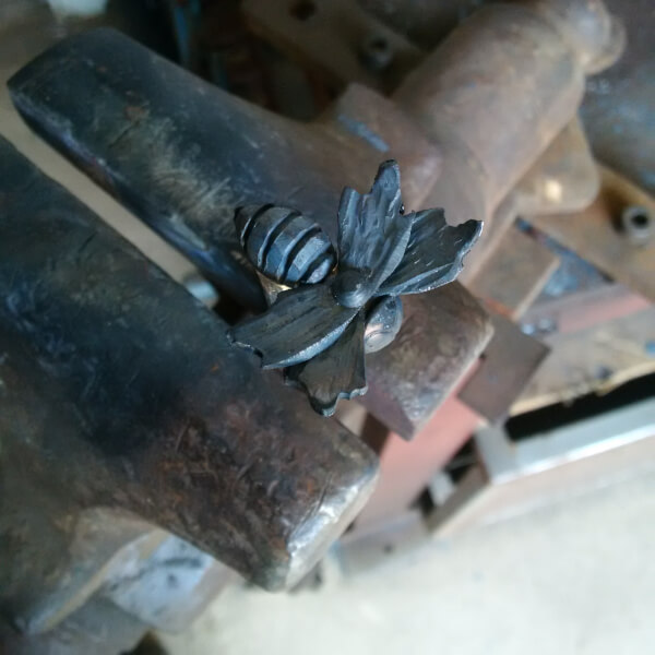 Photo from a Kelly Burton Artist Blacksmith workshop