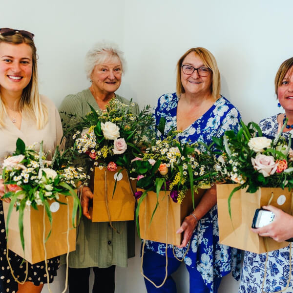 Photo from a Lauren Alexander Blooms workshop