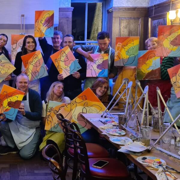 Painting class by Liquid Art