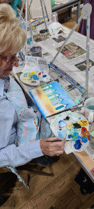 Painting class by Liquid Art