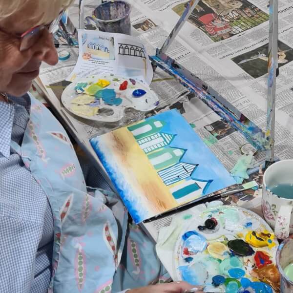 Painting class by Liquid Art
