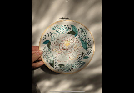 Textiles class by Lizzie's Embroidery Club
