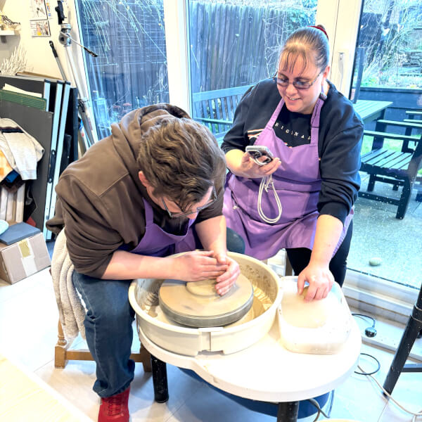 Pottery class by Louise Crookenden-Johnson Ceramics