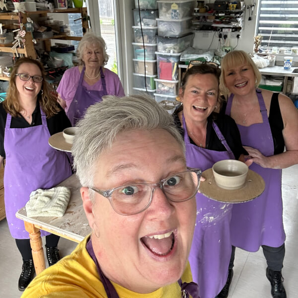 Pottery class by Louise Crookenden-Johnson Ceramics