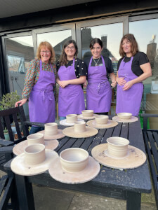 Pottery class by Louise Crookenden-Johnson Ceramics