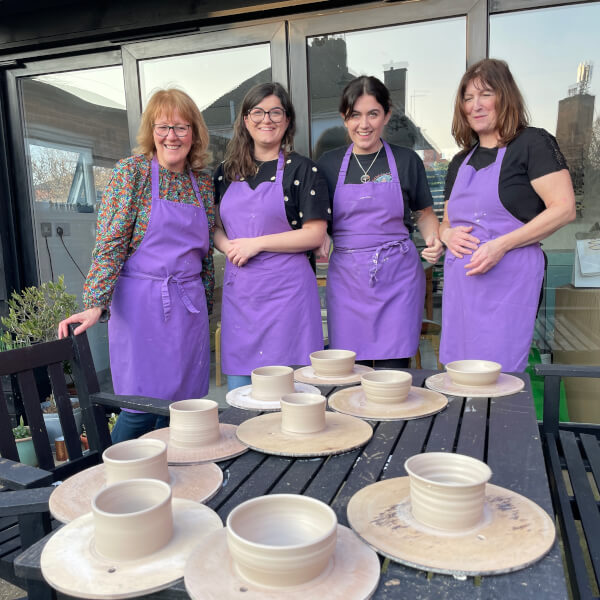 Pottery class by Louise Crookenden-Johnson Ceramics