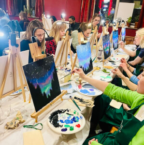 Painting class by Lovely Brushly