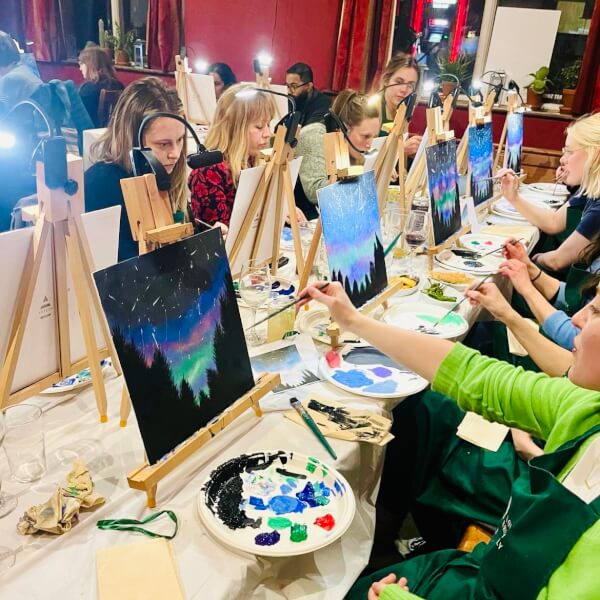 Painting class by Lovely Brushly