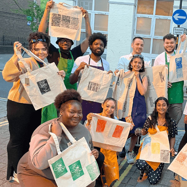 Print Making class by Make Your Own