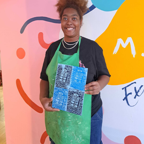 Print Making class by Make Your Own
