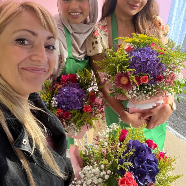 Floristry class by Malinasdesign