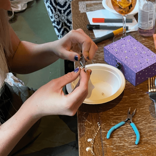 Photo from a My Trove Jewels workshop