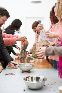 Textiles class by Natural Dyeing Laboratory