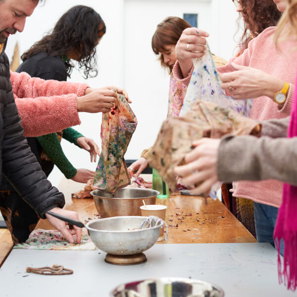 Textiles class by Natural Dyeing Laboratory