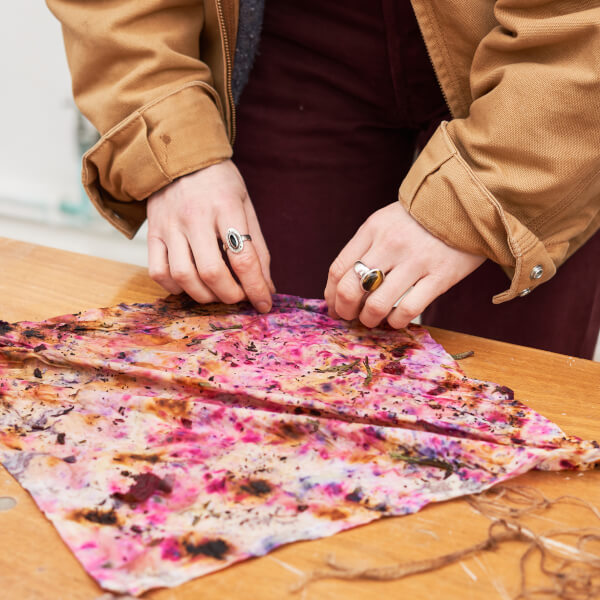 Textiles class by Natural Dyeing Laboratory