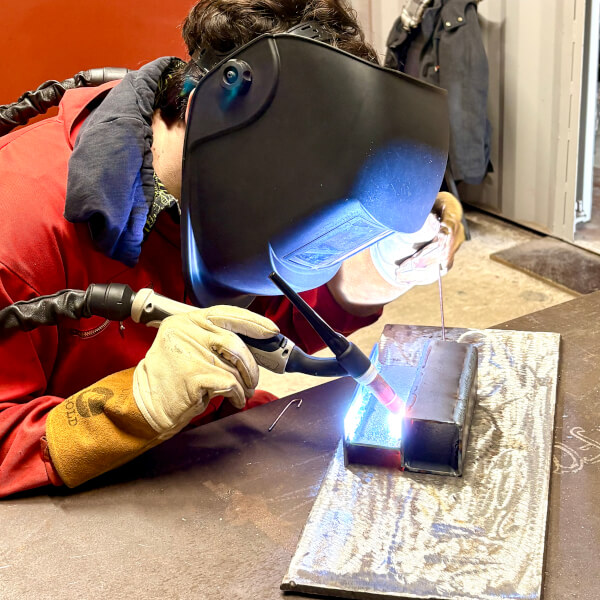 Photo from a Newport Wrought Ironwork workshop