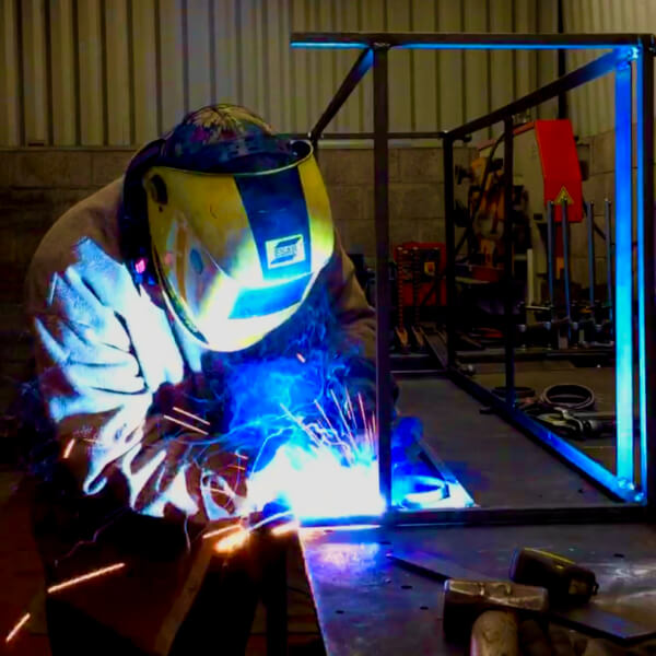 Photo from a Newport Wrought Ironwork workshop