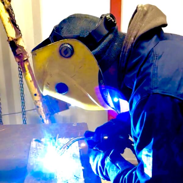 Photo from a Newport Wrought Ironwork workshop