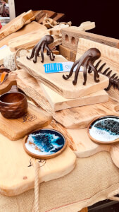 Fluid Art class by Oceanic Woodstore