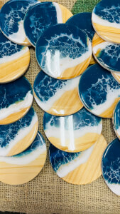Fluid Art class by Oceanic Woodstore