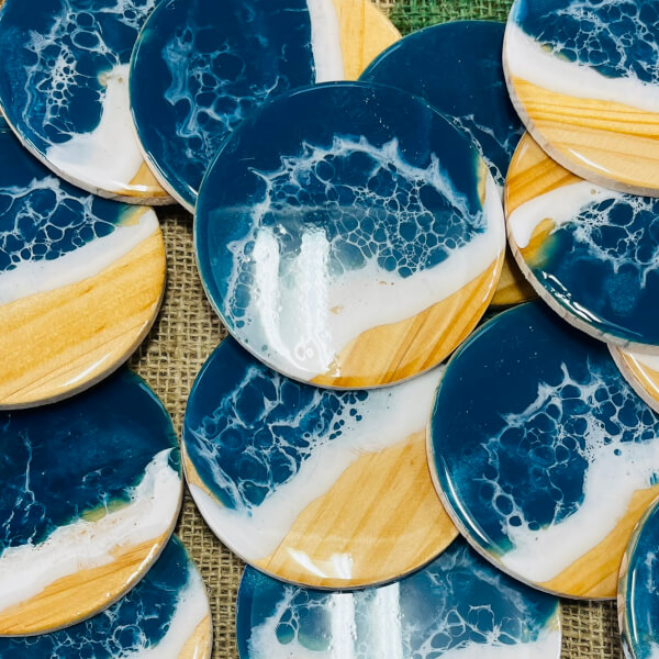 Fluid Art class by Oceanic Woodstore