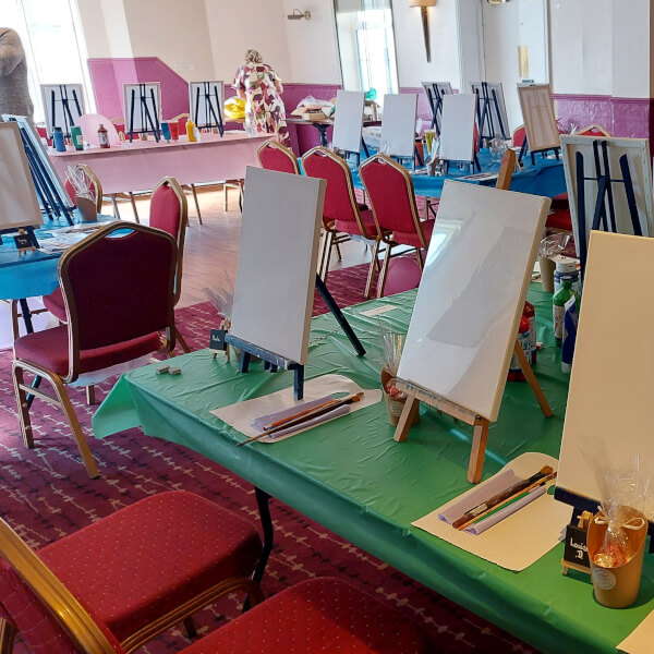 Photo from a Paint and Sip Party workshop