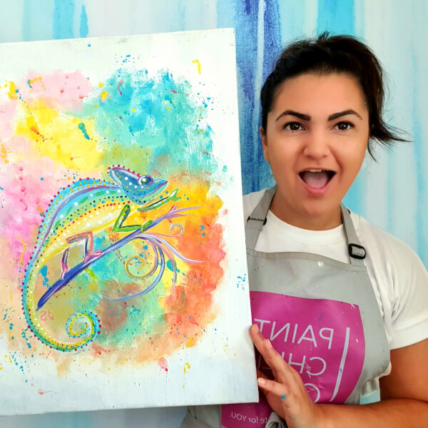 Photo from a Paint Chill Co workshop