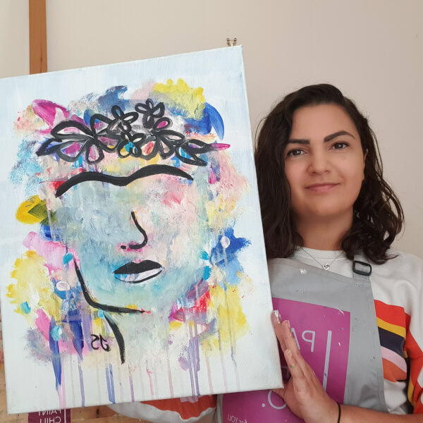Photo from a Paint Chill Co workshop