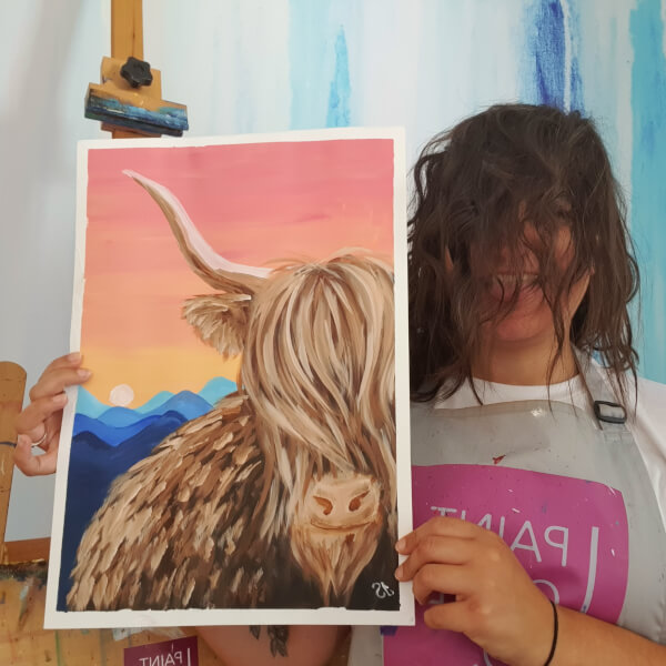Photo from a Paint Chill Co workshop