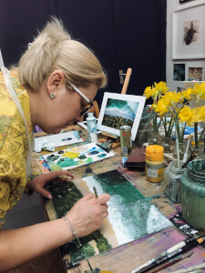 Painting class by Paperdoll Art Studio