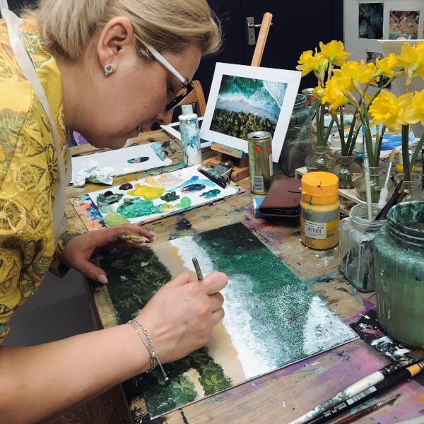 Painting class by Paperdoll Art Studio